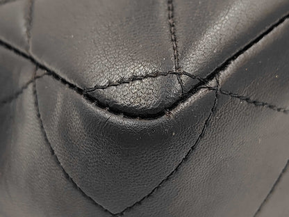 CHANEL Lambskin Decama Trasse Shoulder Bag