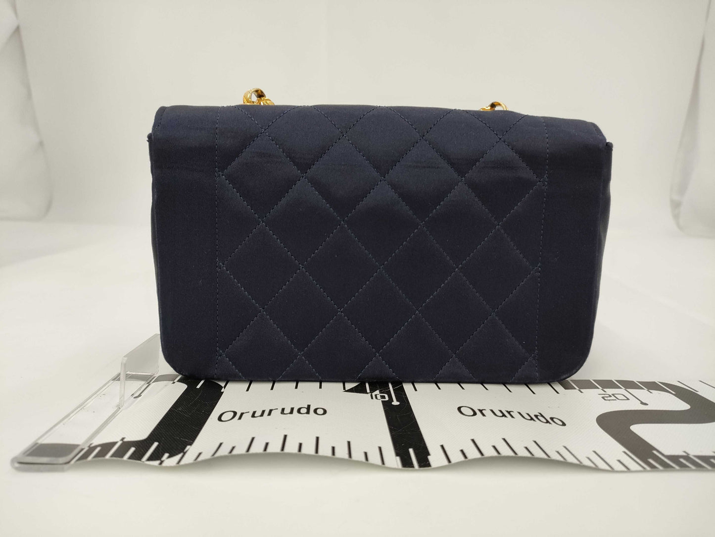 CHANEL Satin Bijou Diana Shoulder Bag