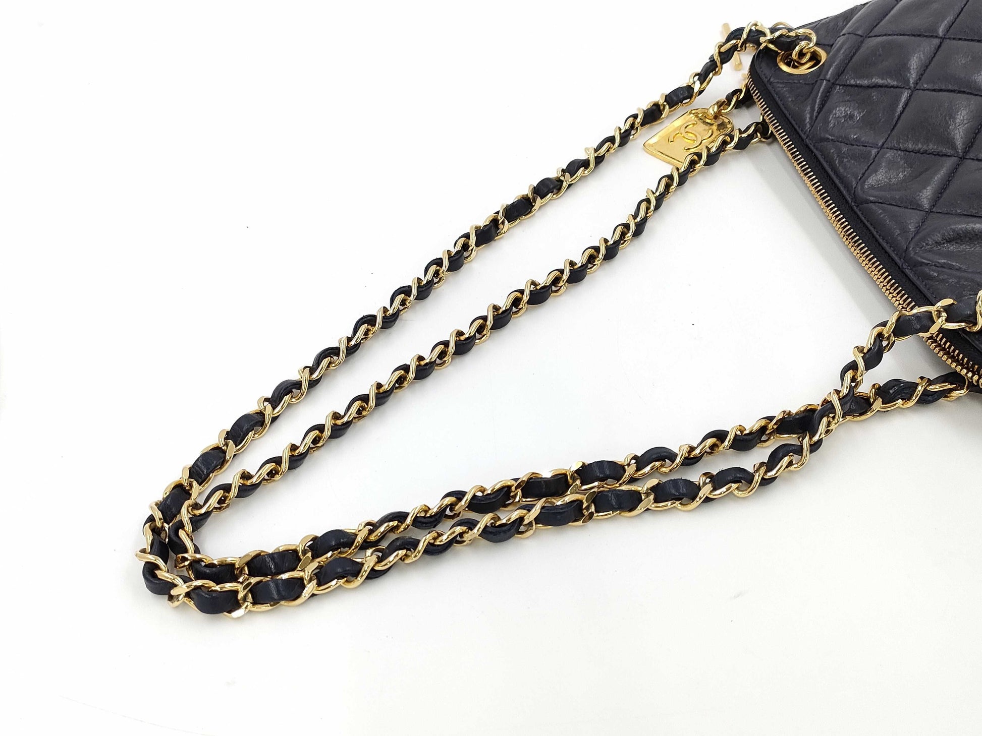 CHANEL Matlasse Mini Chain Shoulder Bag with Seal 1st Generation Shoulder Bag