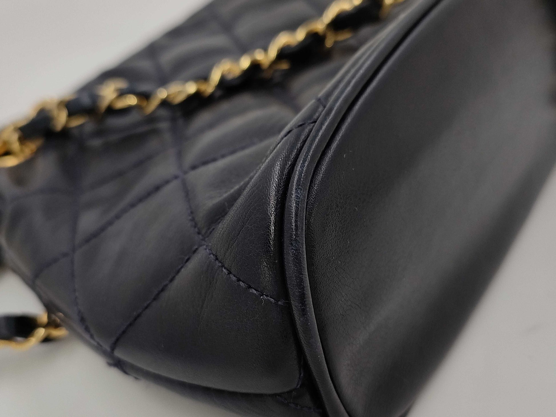 CHANEL Matlasse Mini Chain Shoulder Bag with Seal 1st Generation Shoulder Bag