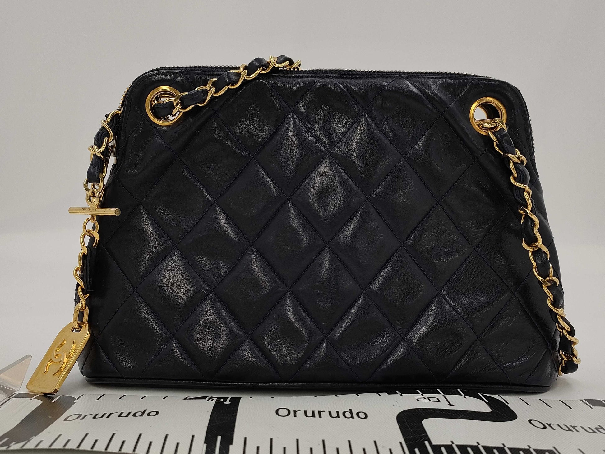 CHANEL Matlasse Mini Chain Shoulder Bag with Seal 1st Generation Shoulder Bag