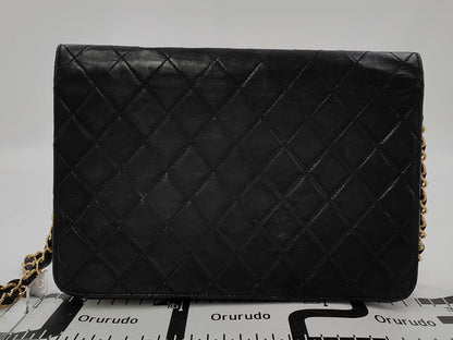 CHANEL Matlasse Lambskin Chain Shoulder Bag with Seal 11th Shoulder Bag