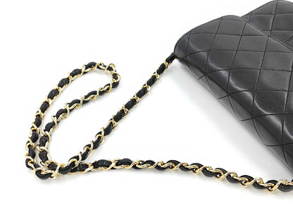 CHANEL Matlasse Lambskin Push Lock Chain Shoulder Bag with Seal 2nd Line Shoulder Bag
