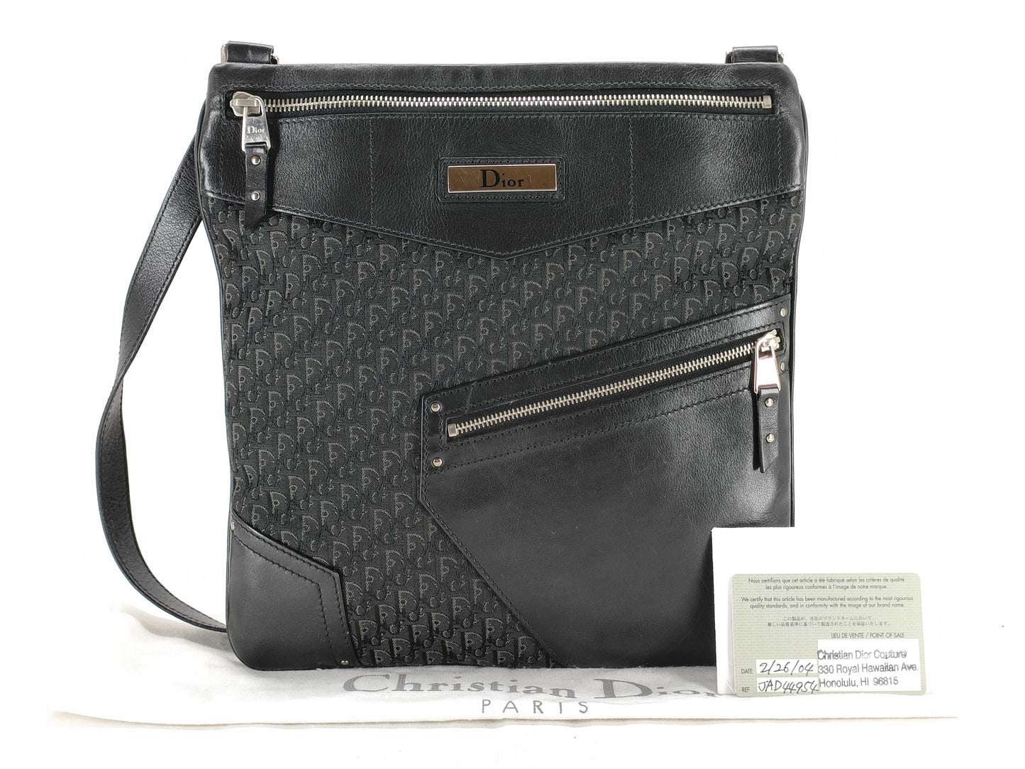 Dior Trotter Dior Trotter Canvas Leather Shoulder Bag Shoulder Bag