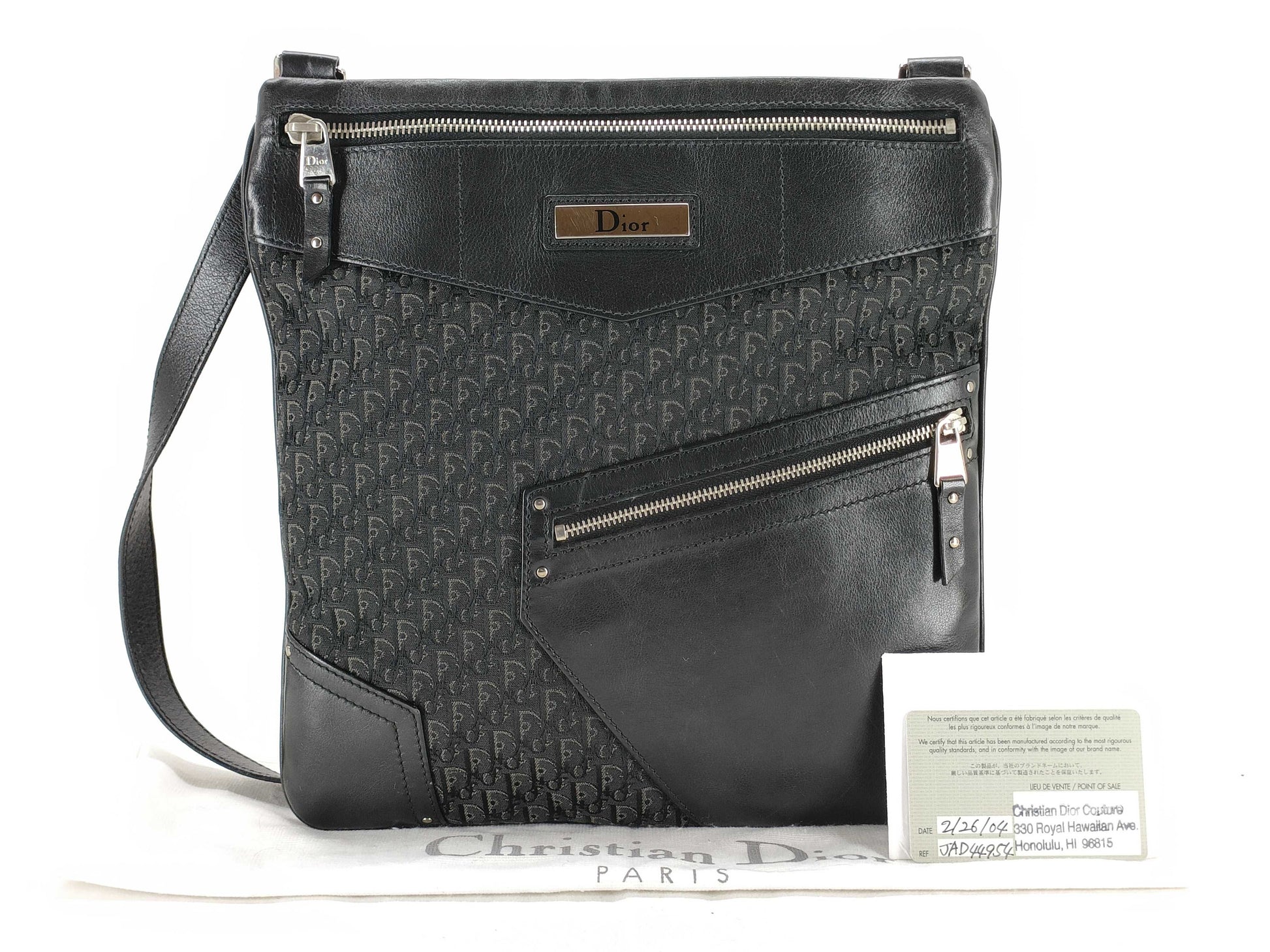 Dior Trotter Dior Trotter Canvas Leather Shoulder Bag Shoulder Bag