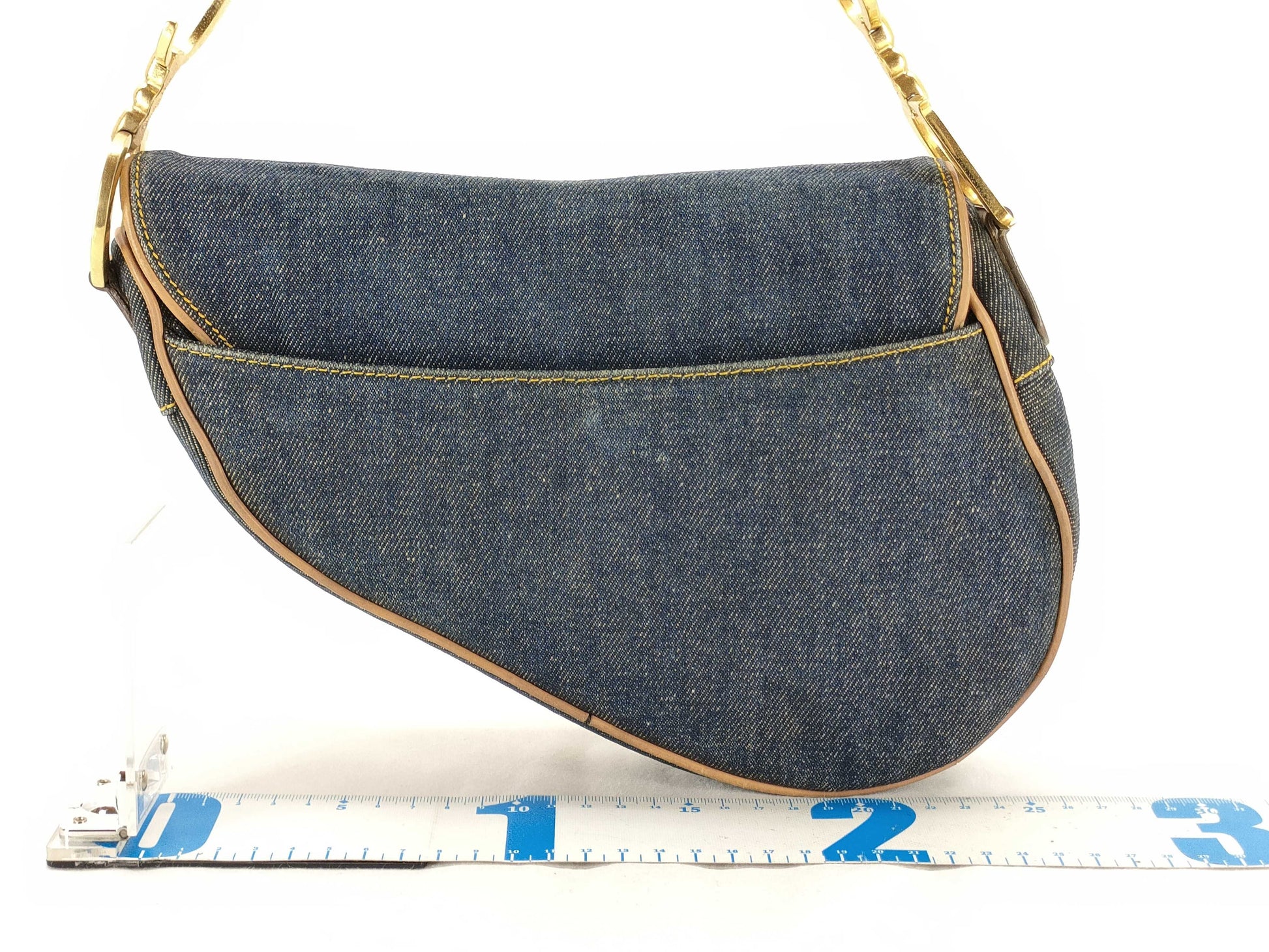 Dior Saddle Denim Shoulder Bag & Handbag