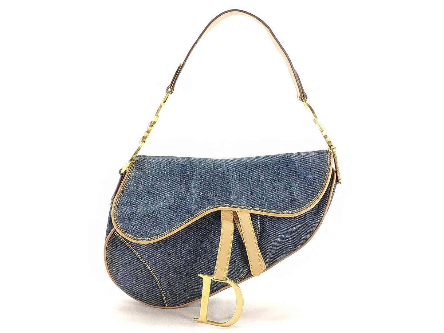 Dior Saddle Denim Shoulder Bag & Handbag