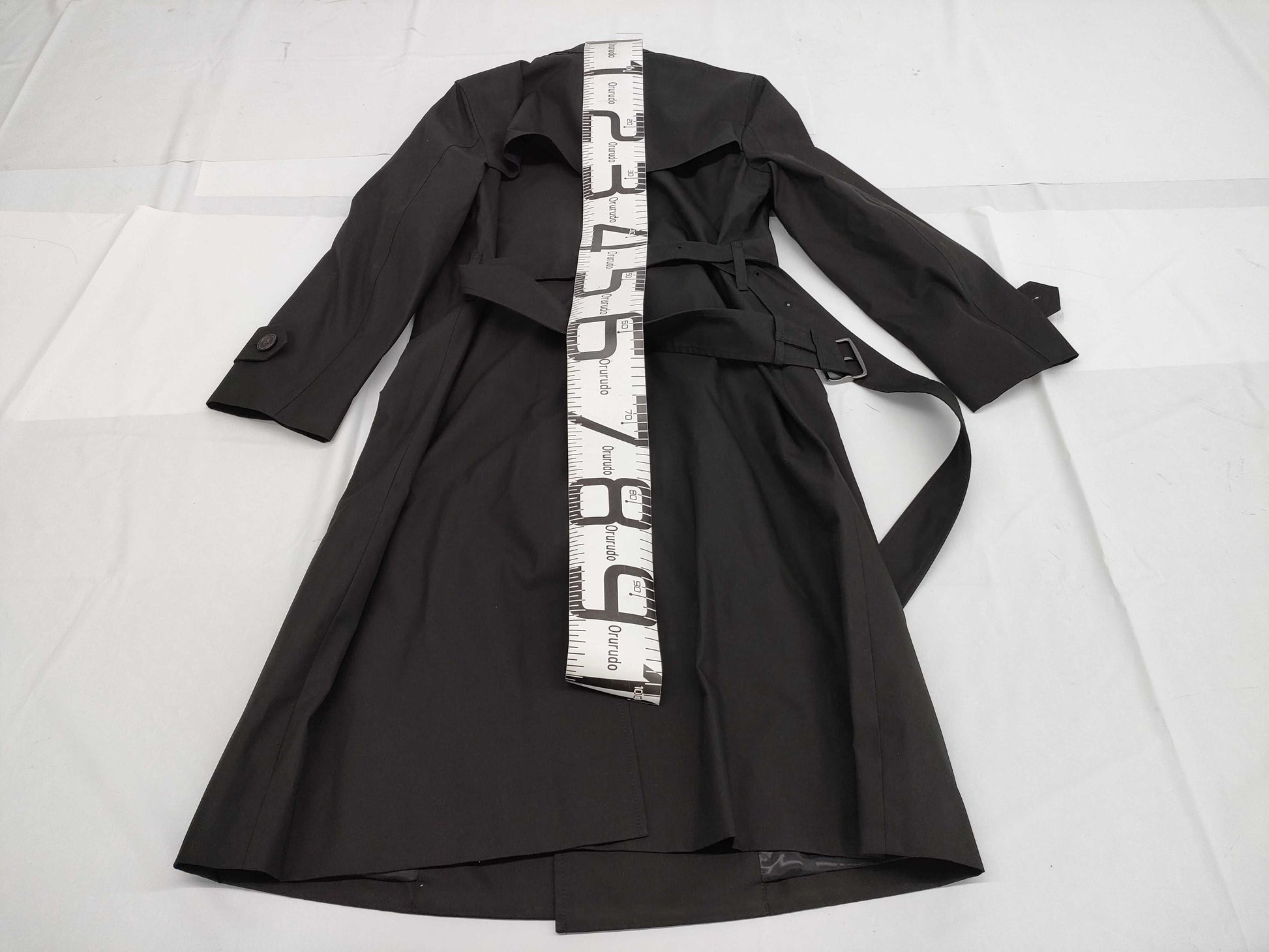 COACH Trench Coat CAC00 Black #S Coat