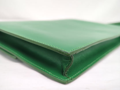 CELINE Circle Fittings Green Shoulder Bag