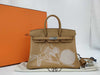 HERMES Birkin 25 Silver Fittings B-Engraved Bag