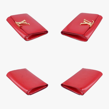 LOUIS VUITTON Pochette Louise Rose Andian Verni M94270 TR4193 Clutch Bag