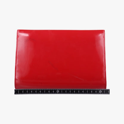 LOUIS VUITTON Pochette Louise Rose Andian Verni M94270 TR4193 Clutch Bag