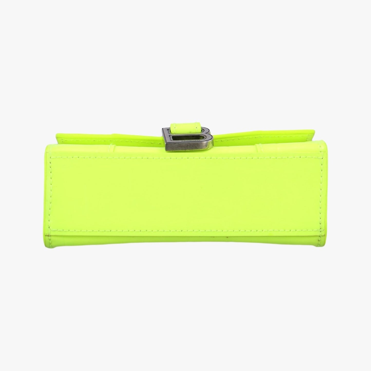 BALENCIAGA Hour Glass Top Handle Green Leather 637372.7206.S.527545 Shoulder Bag