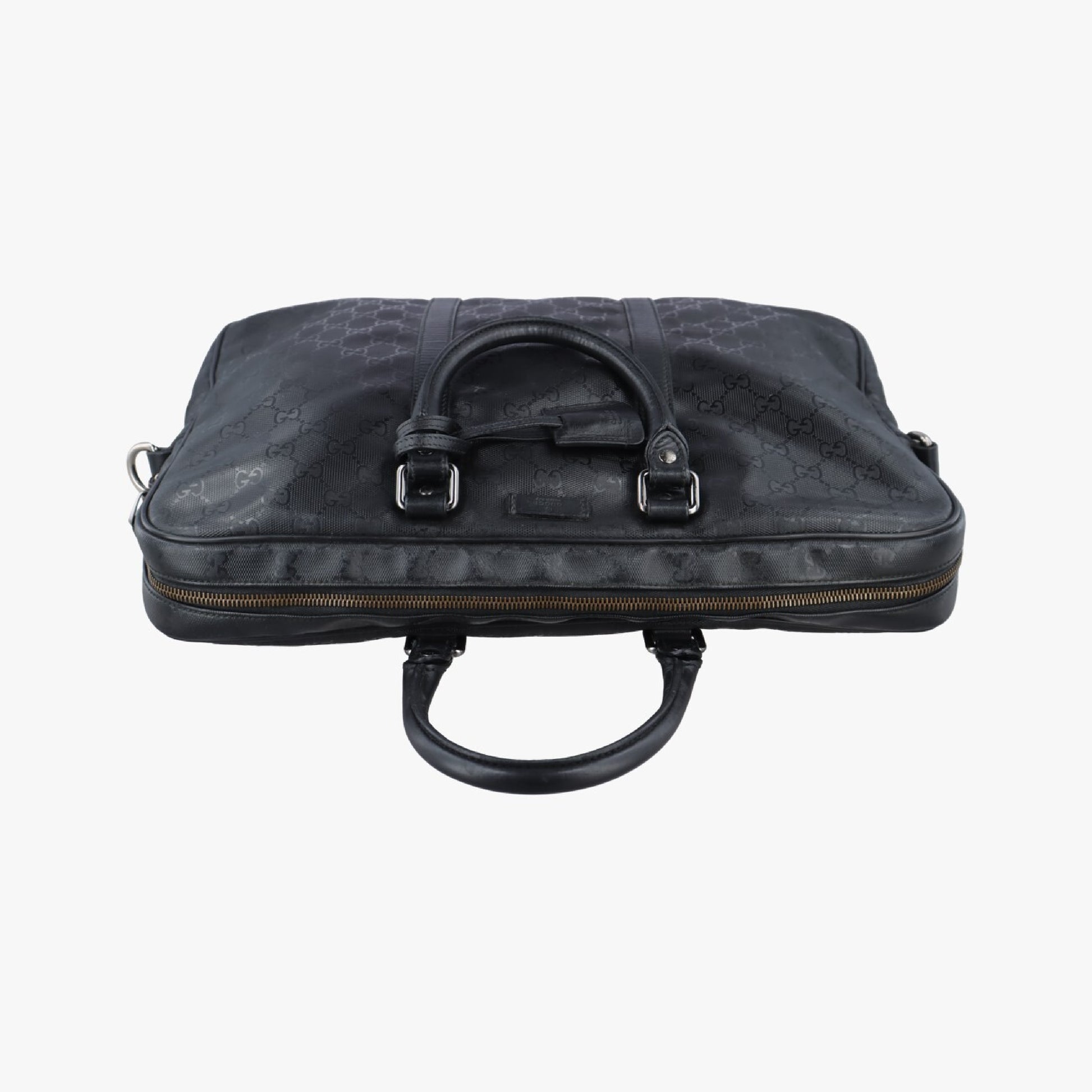 GUCCI Diamante Black Patent 208463 I014457432 Shoulder Bag