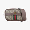 GUCCI Ophidia Brown x Multicolor PVC Coated Canvas x Leather 519308 Shoulder Bag