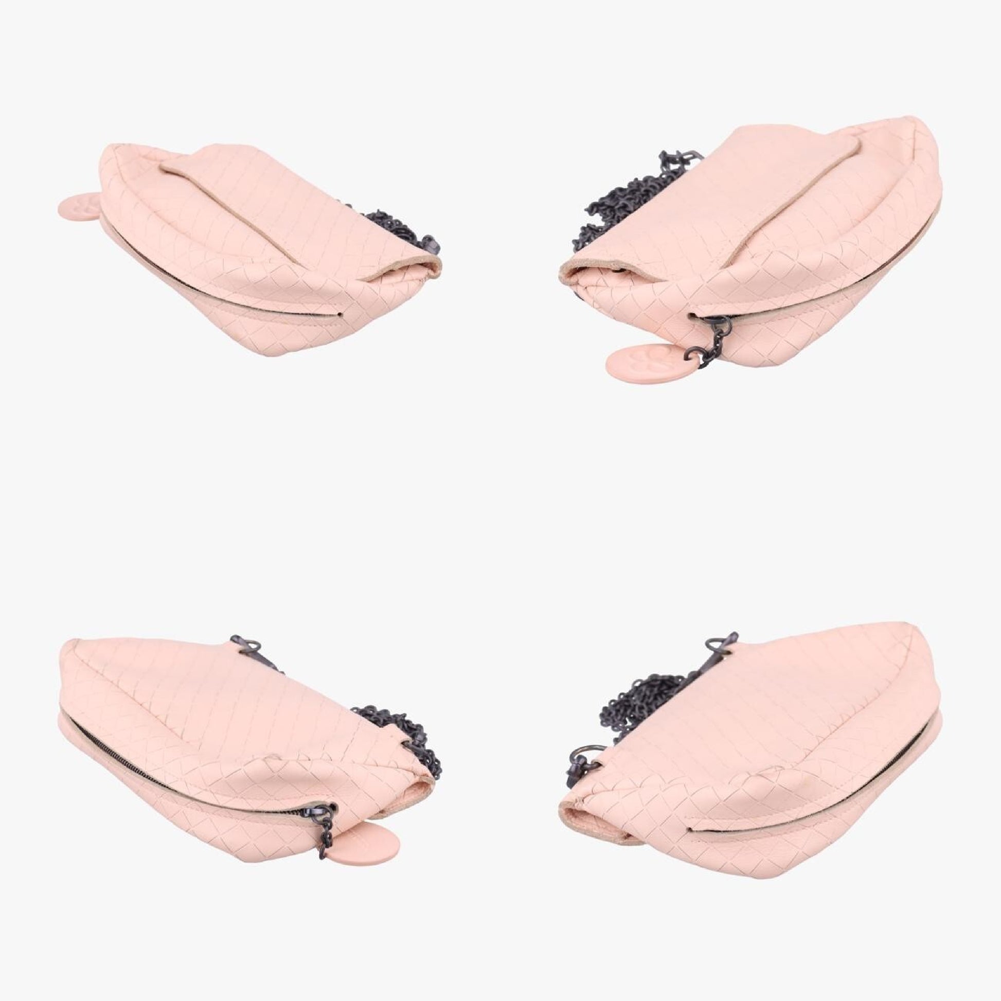 BOTTEGA VENETA Intrecciato Pink Lambskin B04022220Y Shoulder Bag