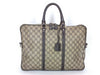 GUCCI GG Supreme GUCCI GG Pattern PVC Briefcase Leather Business Bag