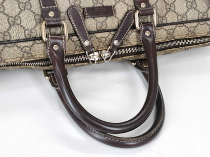 GUCCI GG Supreme GUCCI GG Pattern PVC Briefcase Leather Business Bag