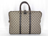 GUCCI GG Supreme GUCCI GG Pattern PVC Briefcase Leather Business Bag