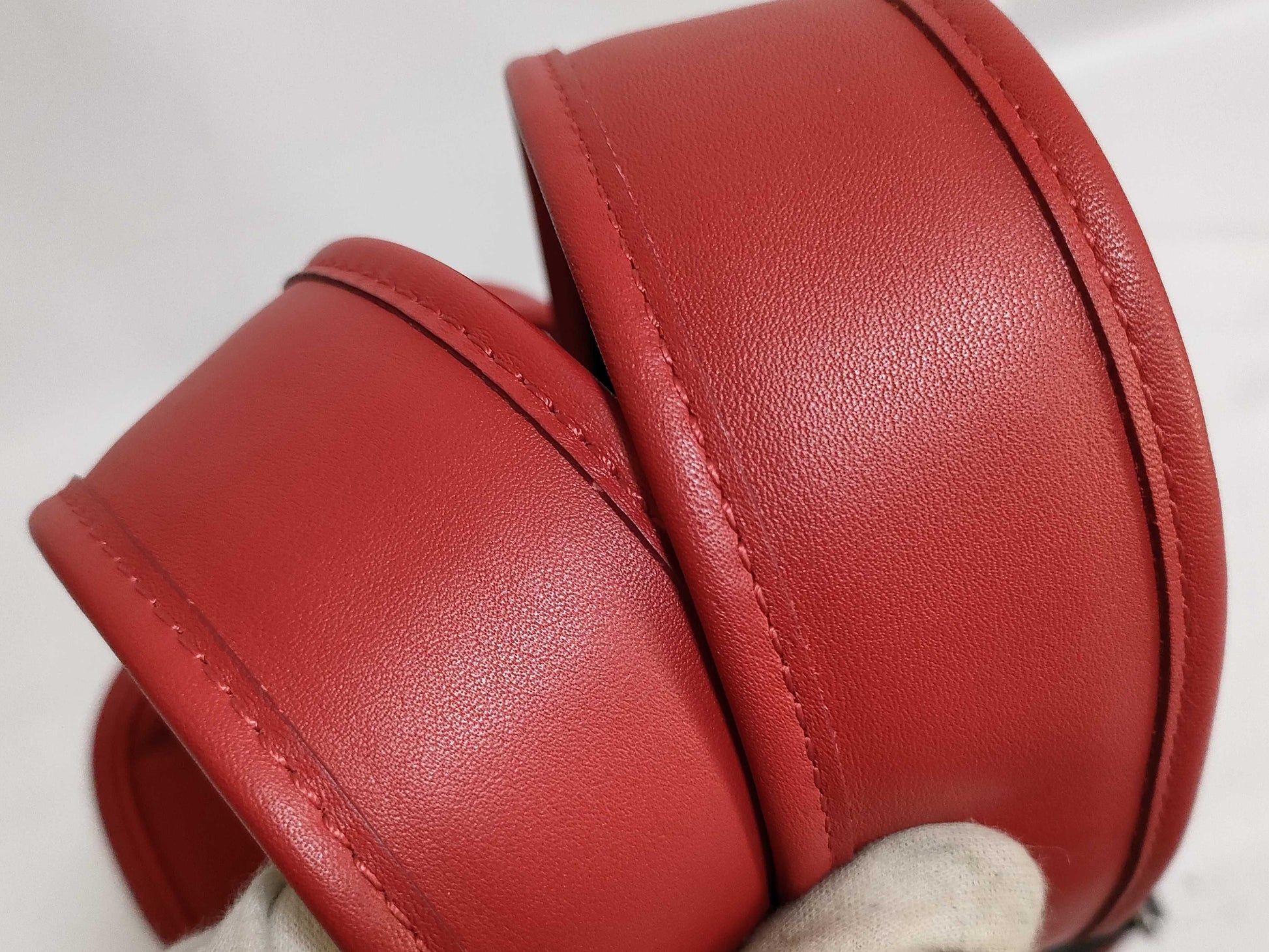 MCM MCM Logo Backpack Rucksack Red Leather Silver Hardware Rucksack