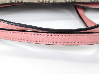 GUCCI GG Supreme GUCCI Gucci GG Pattern Floral Tote Bag Pink Tote Bag