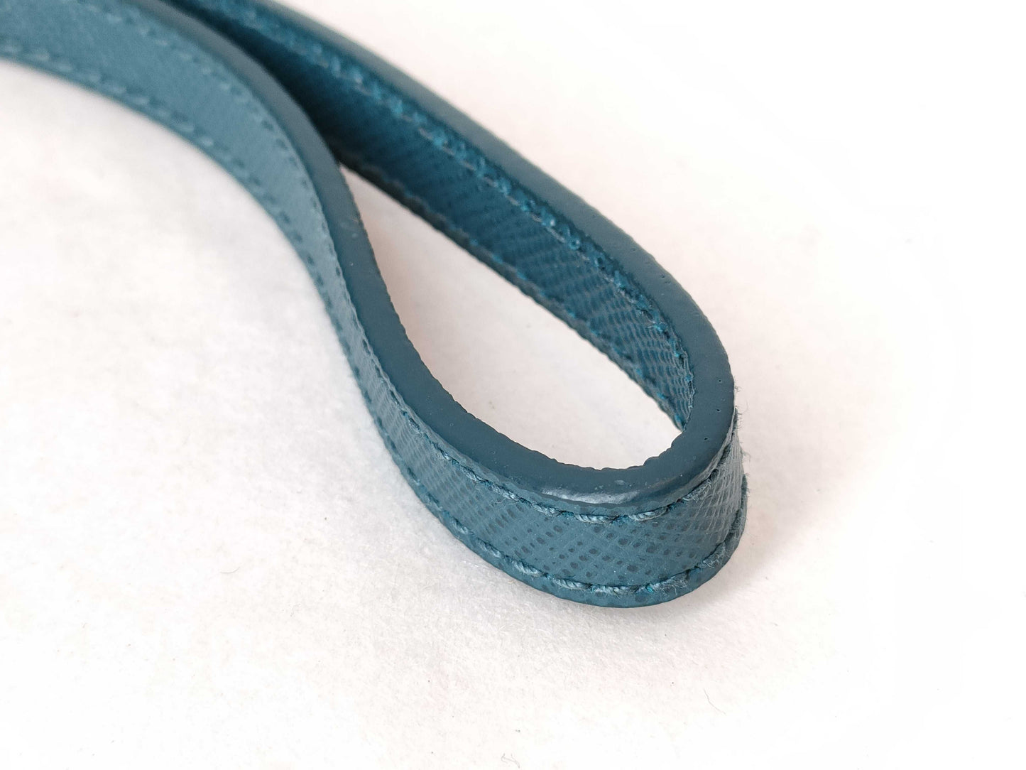 PRADA PRADA Prada Safiano Pouch Clutch Bag Blue Second Bag