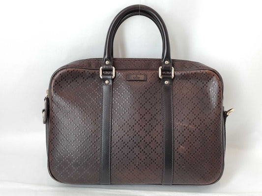 GUCCI GG Imprime GUCCI GG Imprime Briefcase Brown Handbag
