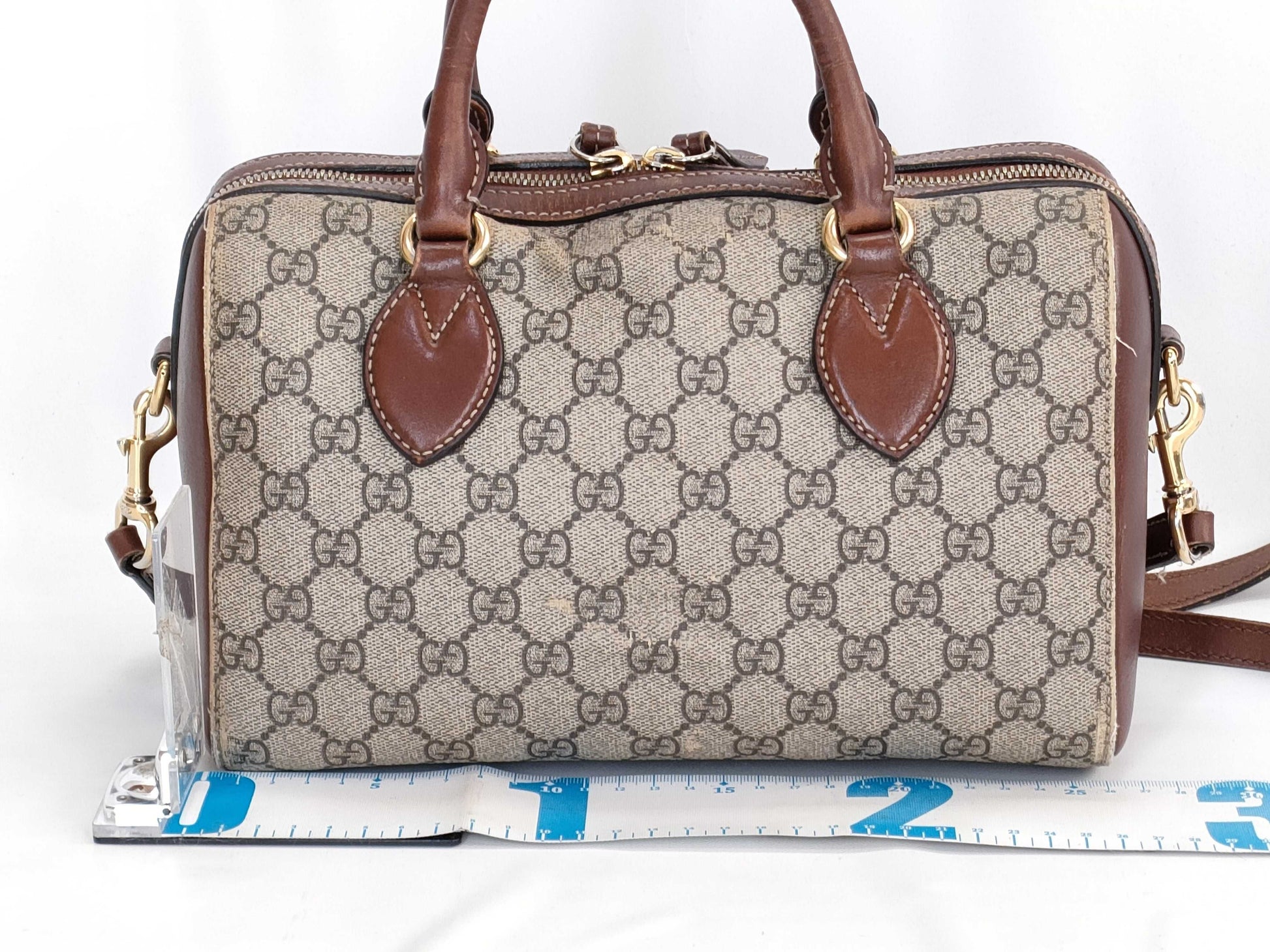 GUCCI GG Supreme GUCCI GG pvc Leather Mini Boston Bag Boston Bag