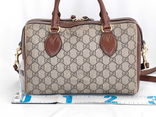 GUCCI GG Supreme GUCCI GG pvc Leather Mini Boston Bag Boston Bag