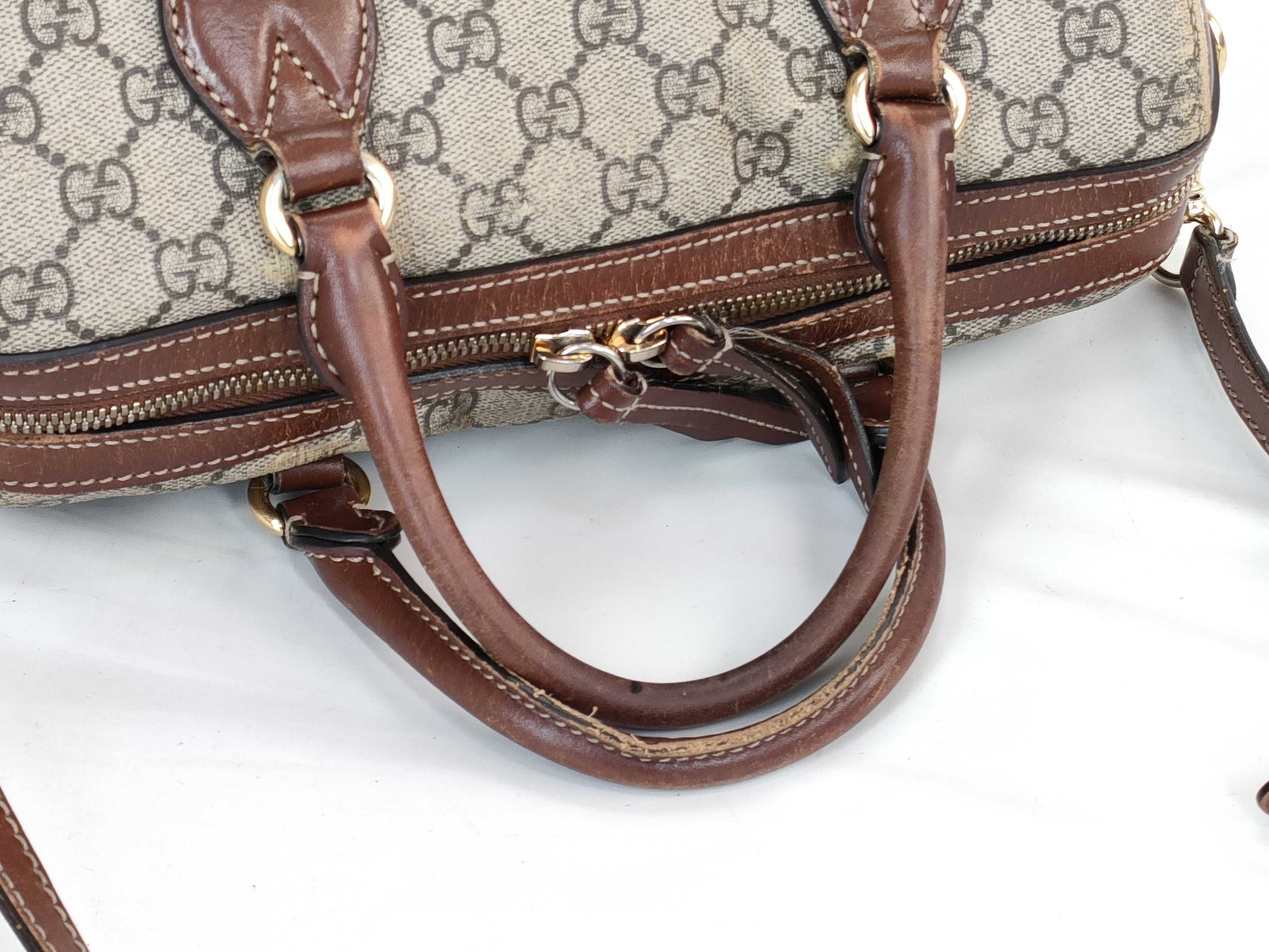 GUCCI GG Supreme GUCCI GG pvc Leather Mini Boston Bag Boston Bag