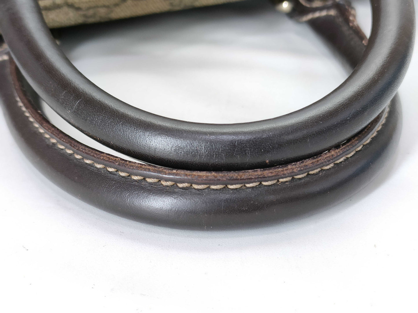 GUCCI GG Supreme GUCCI GG Pattern PVC Briefcase Leather Business Bag