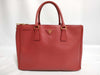 PRADA PRADA Prada Saffiano 2-Way Handbag Red Handbag