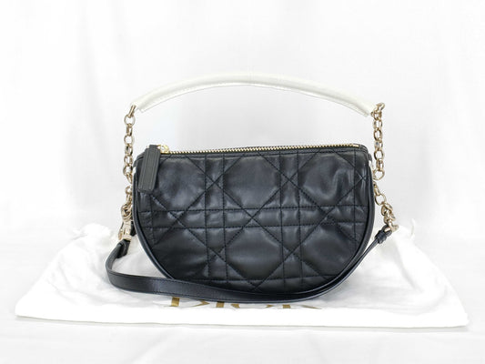 Dior DIOR Quilted 2-Way Mini Bag Black Shoulder Bag