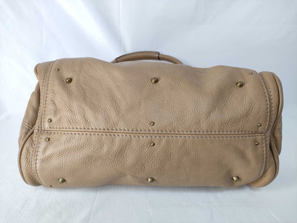 Chloe Chloe Paddington Handbag Mini Boston Leather Handbag