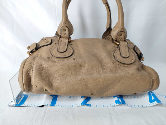 Chloe Chloe Paddington Handbag Mini Boston Leather Handbag