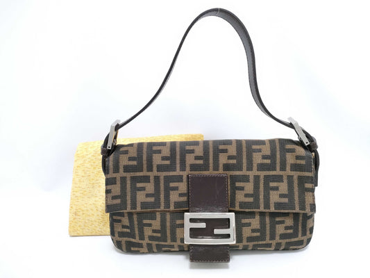 FENDI Zucca Fendi Zucca Mamma Bucket Shoulder Bag Handbag