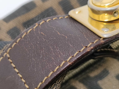 FENDI Zucca Pattern Fendi Zucca Vanity Pouch Mini Vanity Vanity Bag