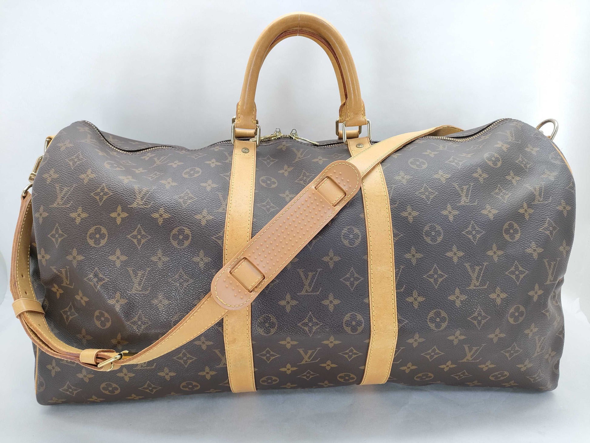 LOUIS VUITTON Monogram Louis Vuitton Monogram Key Port Vantriere 55 Boston Boston Bag