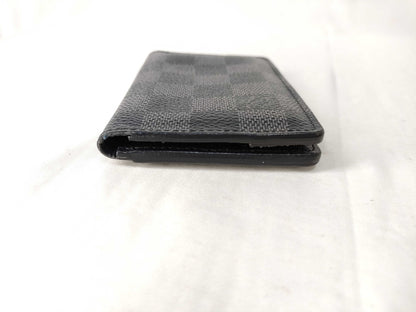 LOUIS VUITTON Damier Graffit Louis Vuitton Damier Graffit Organizer de Poche Card Case Card Case, Pass Case, Business Card Holder
