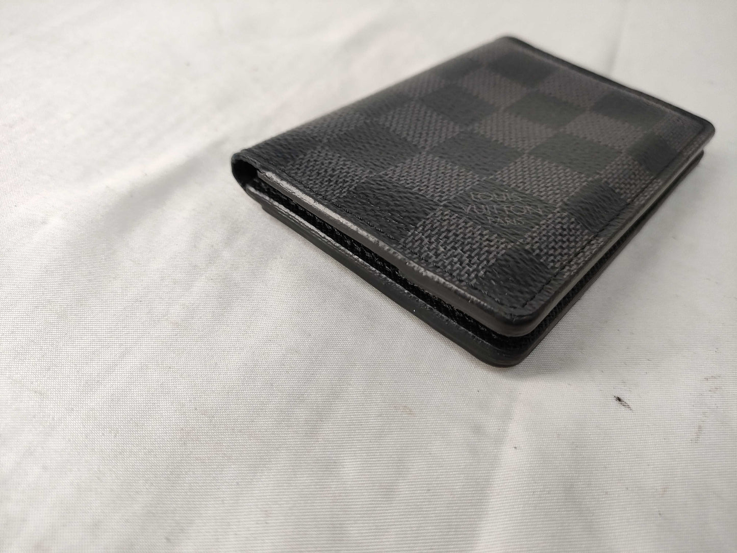 LOUIS VUITTON Damier Graffit Louis Vuitton Damier Graffit Organizer de Poche Card Case Card Case, Pass Case, Business Card Holder