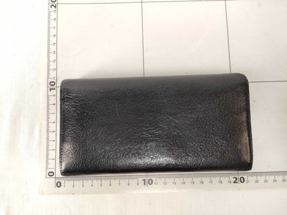 BALENCIAGA Bi-Fold Long Wallet Leather Wallet