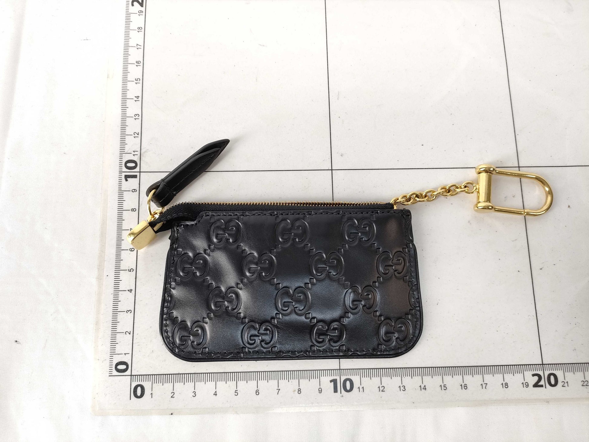 GUCCI Gucci GG Embossed Keyring Coin Case Coin Case Coin Case