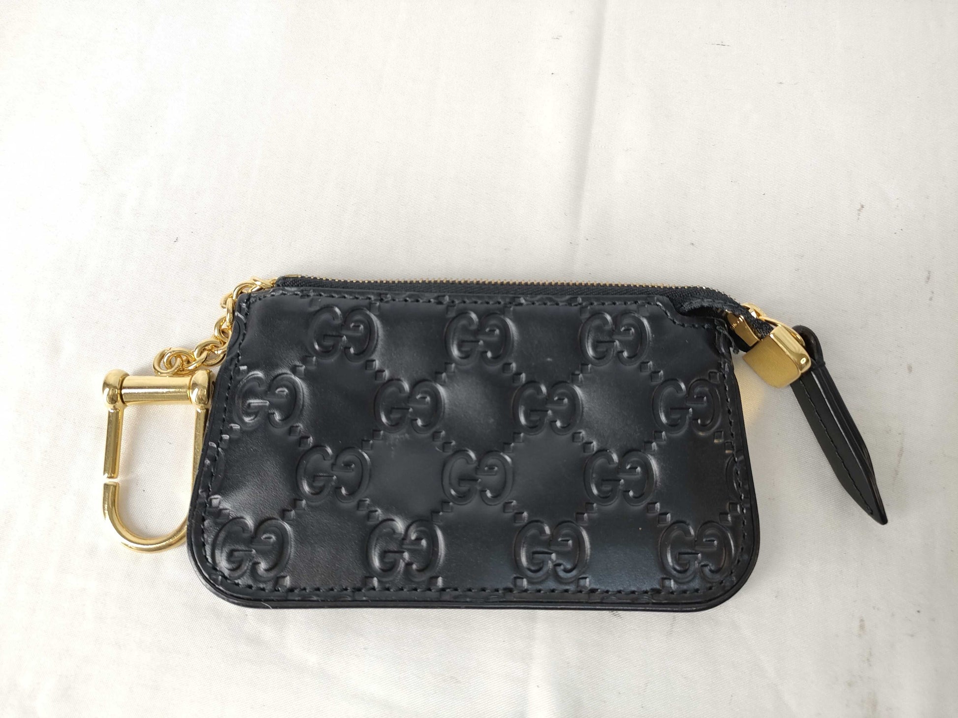 GUCCI Gucci GG Embossed Keyring Coin Case Coin Case Coin Case