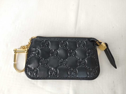 GUCCI Gucci GG Embossed Keyring Coin Case Coin Case Coin Case