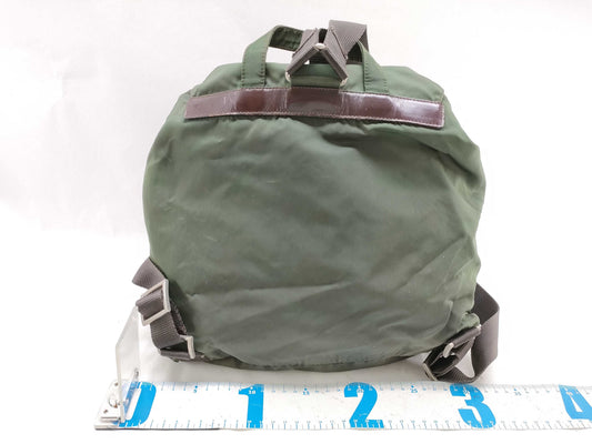 PRADA Nylon Prada Backpack Tesuto/Green Rucksack