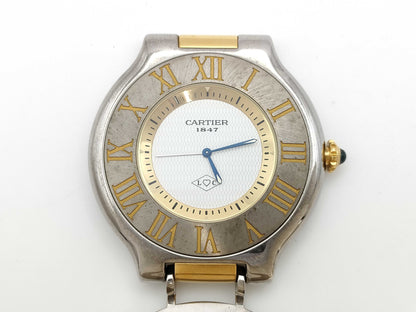 Cartier Mast 21 Travel Clock 66041U03181 Table Clock Pocket Watch