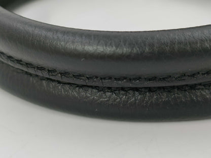 HERMES Birkin 30 Black Silver Fittings □R Engraved Topo