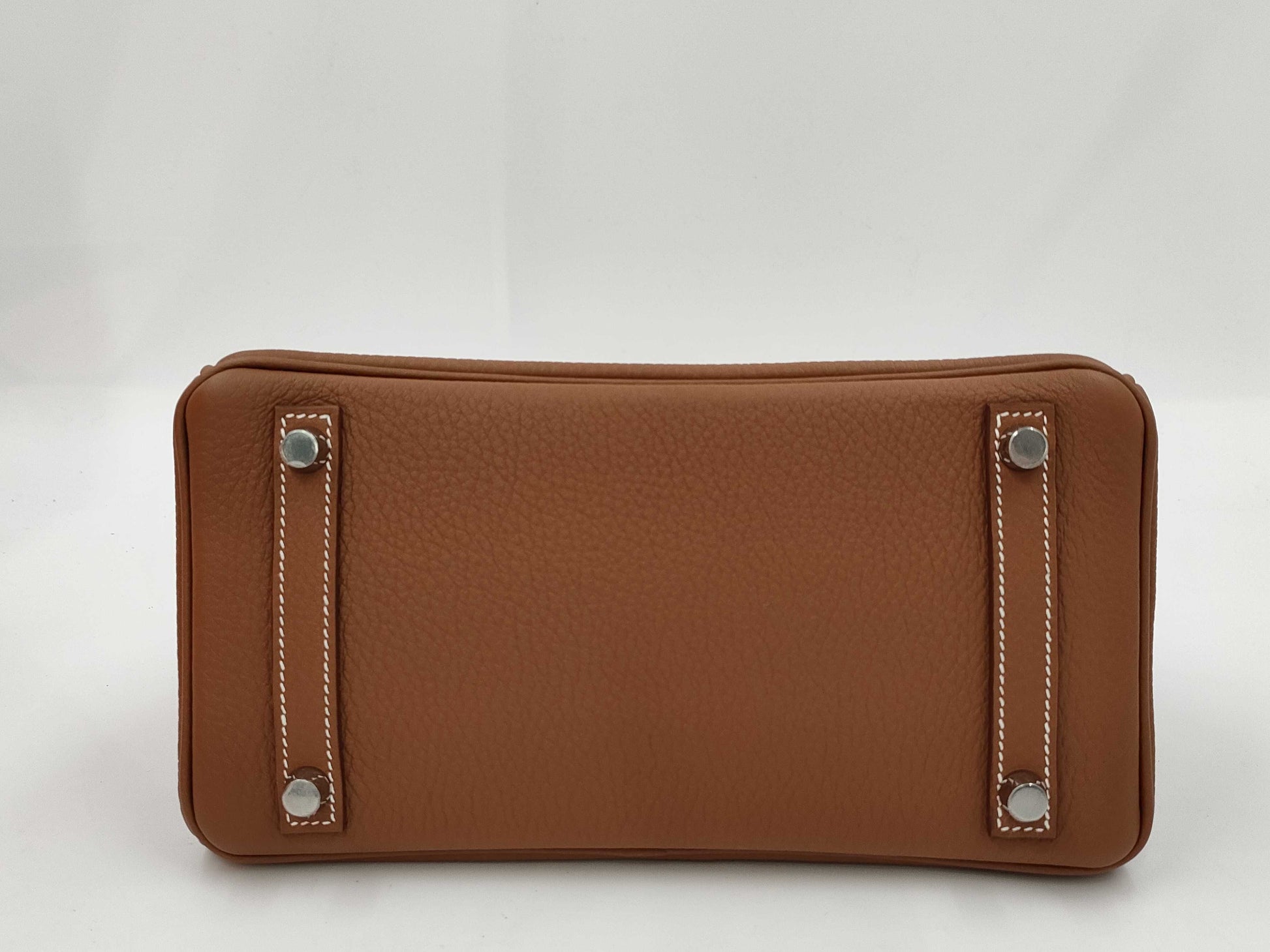 HERMES Birkin 25 Togo Gold SV Hardware K-Engraved Handbag