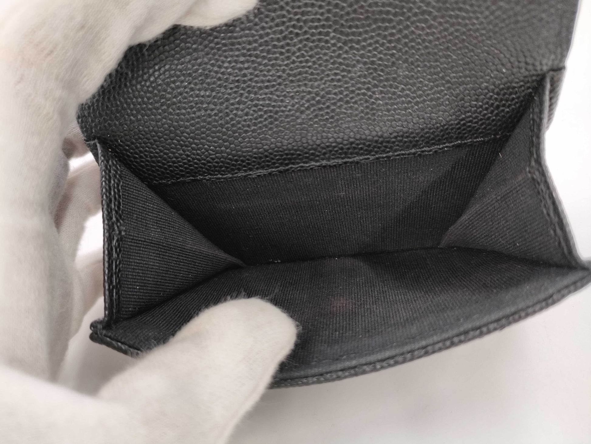 CHANEL Matlasse Small Flap Wallet Caviar Skin Wallet