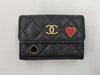 CHANEL Matlasse Small Flap Wallet Caviar Skin Wallet